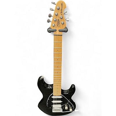 Used Sterling by Music Man Sub Silo 3 Black Solid Body Electric Guitar