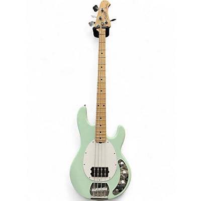 Used Sterling by Music Man Sub Stingray RAY4 Seafoam Green Electric Bass Guitar