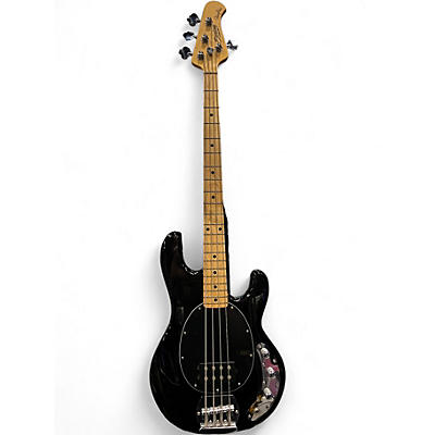 Used Sterling by Music Man Sub series Sting Ray Stealth Black Electric Bass Guitar
