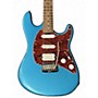 Used Sterling by Music Man TC50 Cutlass HSS Blue Solid Body Electric Guitar Blue