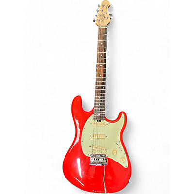 Used Sterling by Music Man ct50 Fiesta Red Solid Body Electric Guitar