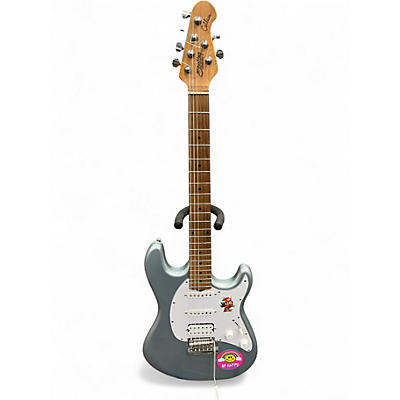 Used Sterling by Music Man cutlass Silver Solid Body Electric Guitar