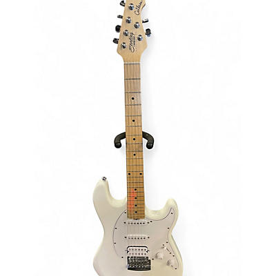 Used Sterling by Music Man cutlass White Solid Body Electric Guitar