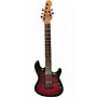 Used Sterling by Music Man cutlass jason richardson 7 string dark scarlett burst satin Solid Body Electric Guitar dark scarlett burst satin