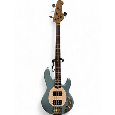 Used Sterling by Music Man hh chopper blue Electric Bass Guitar