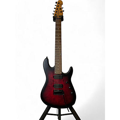 Sterling by Music Man Used Sterling by Music Man jason richardson signature cutlass red to black burst Solid Body Electric Guitar