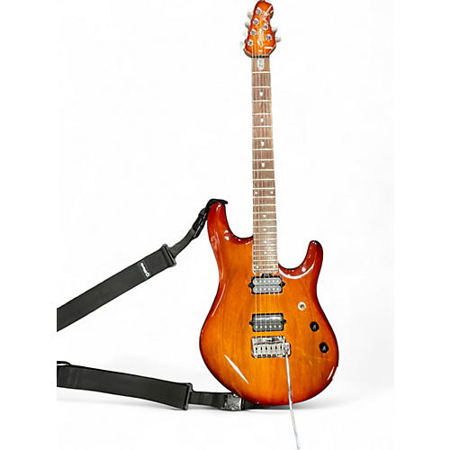 Used Sterling by Music Man jp100d koa Sienna Sunburst Solid Body Electric Guitar Sienna Sunburst