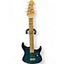 Used Sterling by Music Man jp150 Cerulean Blue Solid Body Electric Guitar Cerulean Blue
