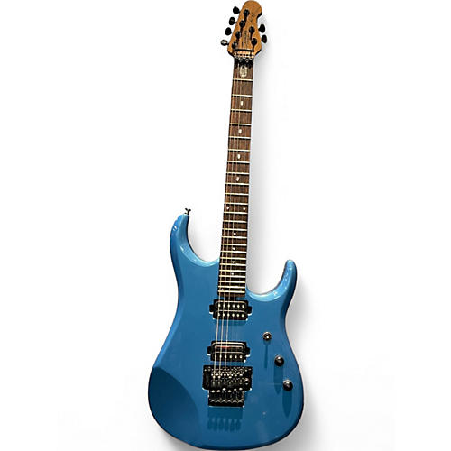 Used Sterling by Music Man jp16 Blue Solid Body Electric Guitar Blue