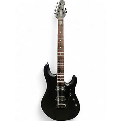 Used Sterling by Music Man jp60 Satin Black Solid Body Electric Guitar