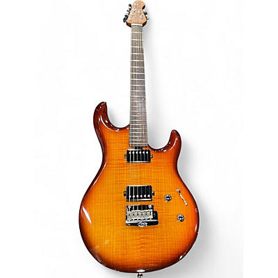 Sterling by Music Man Used Sterling by Music Man luke flame hazel burst Solid Body Electric Guitar