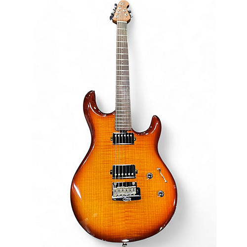 Sterling by Music Man Used Sterling by Music Man luke flame hazel burst Solid Body Electric Guitar hazel burst