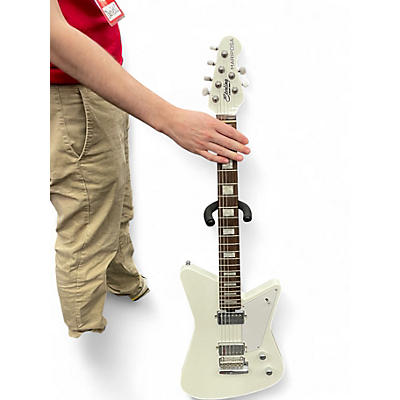 Used Sterling by Music Man mariposa white Solid Body Electric Guitar