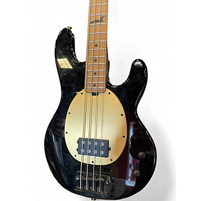 Used Sterling by Music Man pete wentz stingray back/gold  Electric Bass Guitar