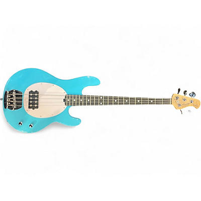 Used Sterling by Music Man ray2 Electric Blue Electric Bass Guitar