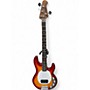 Used Sterling by Music Man ray34 flame maple cherry burst Electric Bass Guitar cherry burst