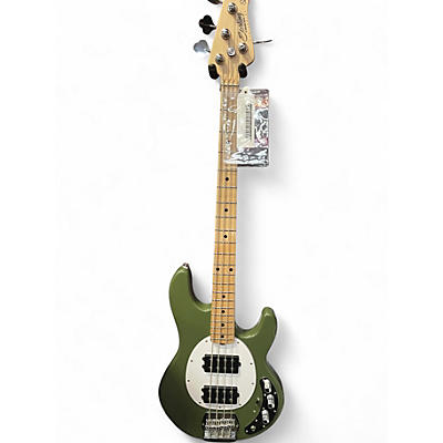 Used Sterling by Music Man ray4HH Green Electric Bass Guitar