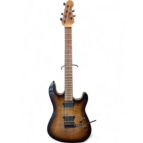Used Sterling by Music Man saber cobra burst Solid Body Electric Guitar cobra burst