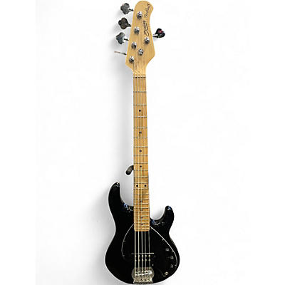 Used Sterling by Music Man sting ray 5 Black Electric Bass Guitar