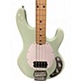 Used Sterling by Music Man sting ray Surf Green Electric Bass Guitar Surf Green