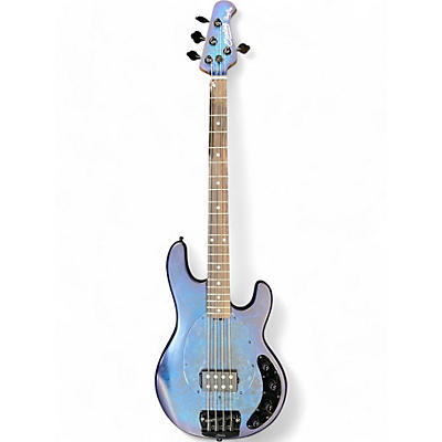 Used Sterling by Music Man sting ray neptune blue satin Electric Bass Guitar