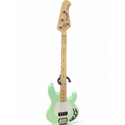 Used Sterling by Music Man stingray Seafoam Green Electric Bass Guitar