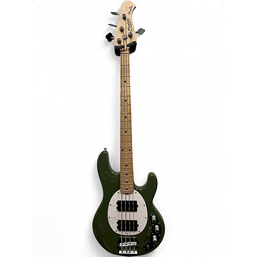 Used Sterling by Music Man stingray bass green Electric Bass Guitar green