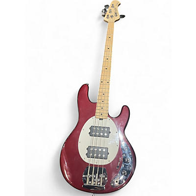 Sterling by Music Man Used Sterling by Music Man stingray sub hh Wine Red Electric Bass Guitar