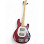 Used Sterling by Music Man Used Sterling by Music Man stingray sub hh Wine Red Electric Bass Guitar Wine Red