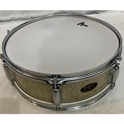 Stewart Used Stewart 5X14 Snare Drum White Sparkle