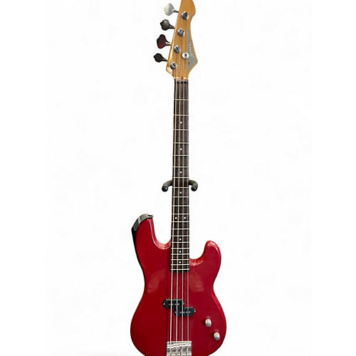 Used Stinger SBX Wine Red Electric Bass Guitar Wine Red