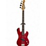 Used Stinger SBX Wine Red Electric Bass Guitar Wine Red
