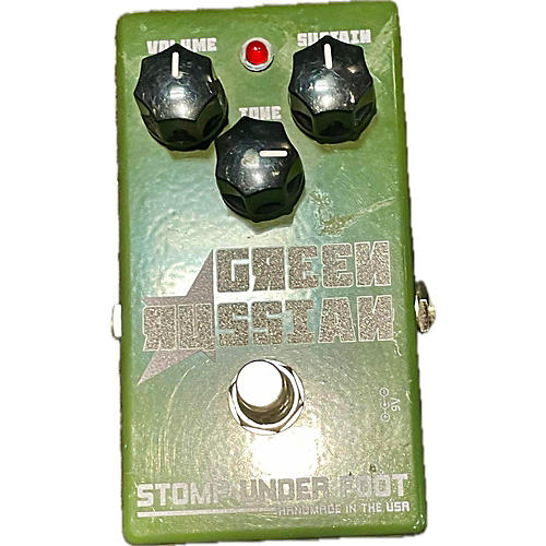 Stomp Under Foot Used Stomp Under Foot Green Russian Effect Pedal