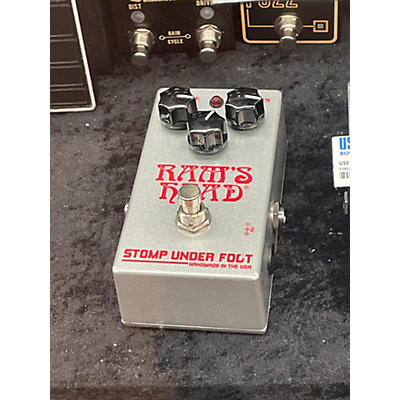 Stomp Under Foot Used Stomp Under Foot RAM'S HEAD Effect Pedal