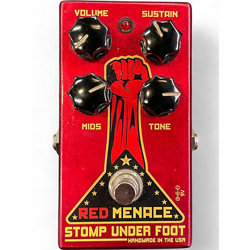 Stomp Under Foot Used Stomp Under Foot Red Menace Effect Pedal