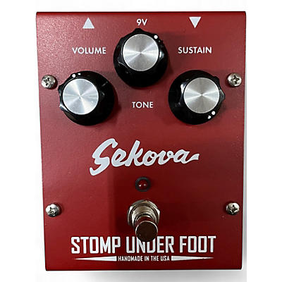 Used Stomp Under Foot SEKOVA Effect Pedal