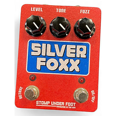 Used Stomp Under Foot SILVER FOXX Effect Pedal