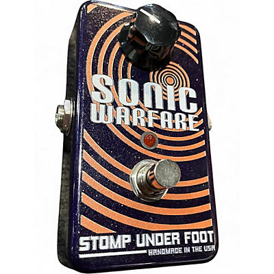 Used Stomp Under Foot SONIC WARFARE Effect Pedal