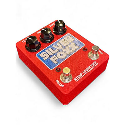 Used Stomp Under Foot Silver Foxx Effect Pedal