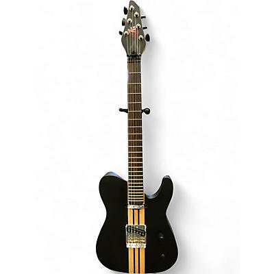 Used Strickly 7 VIPER T BLACK Solid Body Electric Guitar