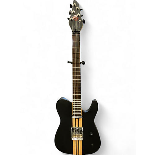 Used Strickly 7 VIPER T BLACK Solid Body Electric Guitar BLACK