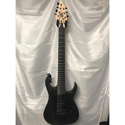 Used Strictly 7 Custom Cobra 7 Black Solid Body Electric Guitar