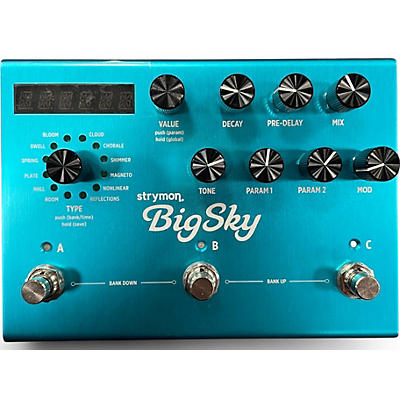 Used Strymon Bigsky Reverberator Effect Pedal