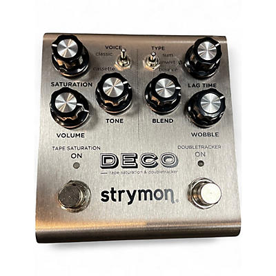 Used Strymon Deco Tape Saturation and Doubletracker Delay Effect Pedal