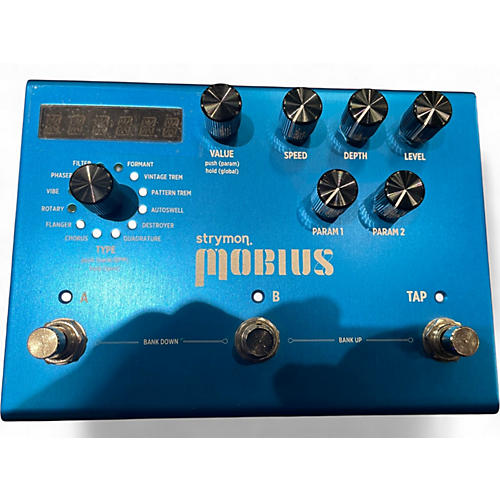 Used Strymon Mobius Multidimensional Modulation Effect Pedal