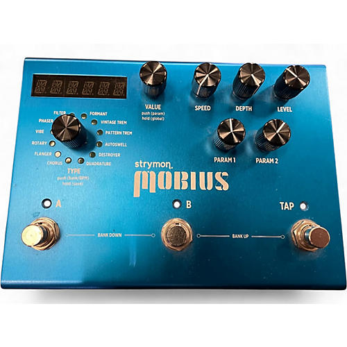Used Strymon Mobius Multidimensional Modulation Effect Pedal