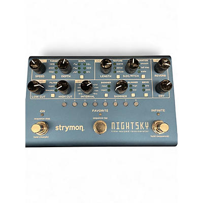 Used Strymon NIGHTSKY Time-Warped Reverberator Effect Pedal