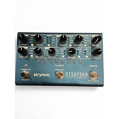 Used Strymon nightsky time-warped reverberator Effect Pedal