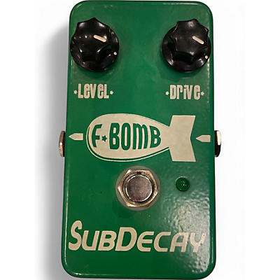 Used Subdecay F-Bomb Effect Pedal