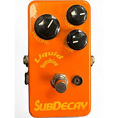 Used Subdecay LIQUID SUNSHINE V1 Effect Pedal